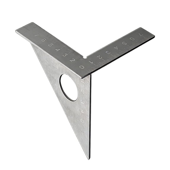 Multi Angles Measuring Ruler,45/90 Degree Woodworking Square Protractors,Drawing Line, Miters Triangles Ruler