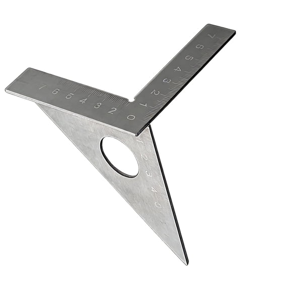 Multi Angles Measuring Ruler,45/90 Degree Woodworking Square Protractors,Drawing Line, Miters Triangles Ruler