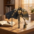 thumbnail image 1 of Multi-Articulated Skeleton Knight Action Figure, Medieval Undead Legion Armor Fighter Model, Poseable Plastic Soldier Figurine For Halloween Tabletop Decor, 1 of 5