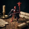 thumbnail image 1 of Multi-Articulated Skeleton Knight Action Figure, Medieval Undead Legion Armor Fighter Model, Poseable Plastic Soldier Figurine For Halloween Tabletop Decor, 1 of 6