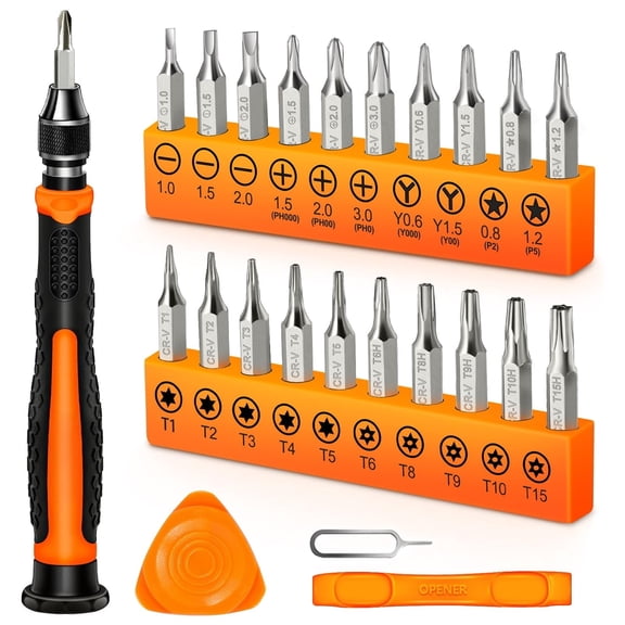 Multi-Bit Mini Precision Screwdriver Set for Wide-Range Electronic & Small Item Repair