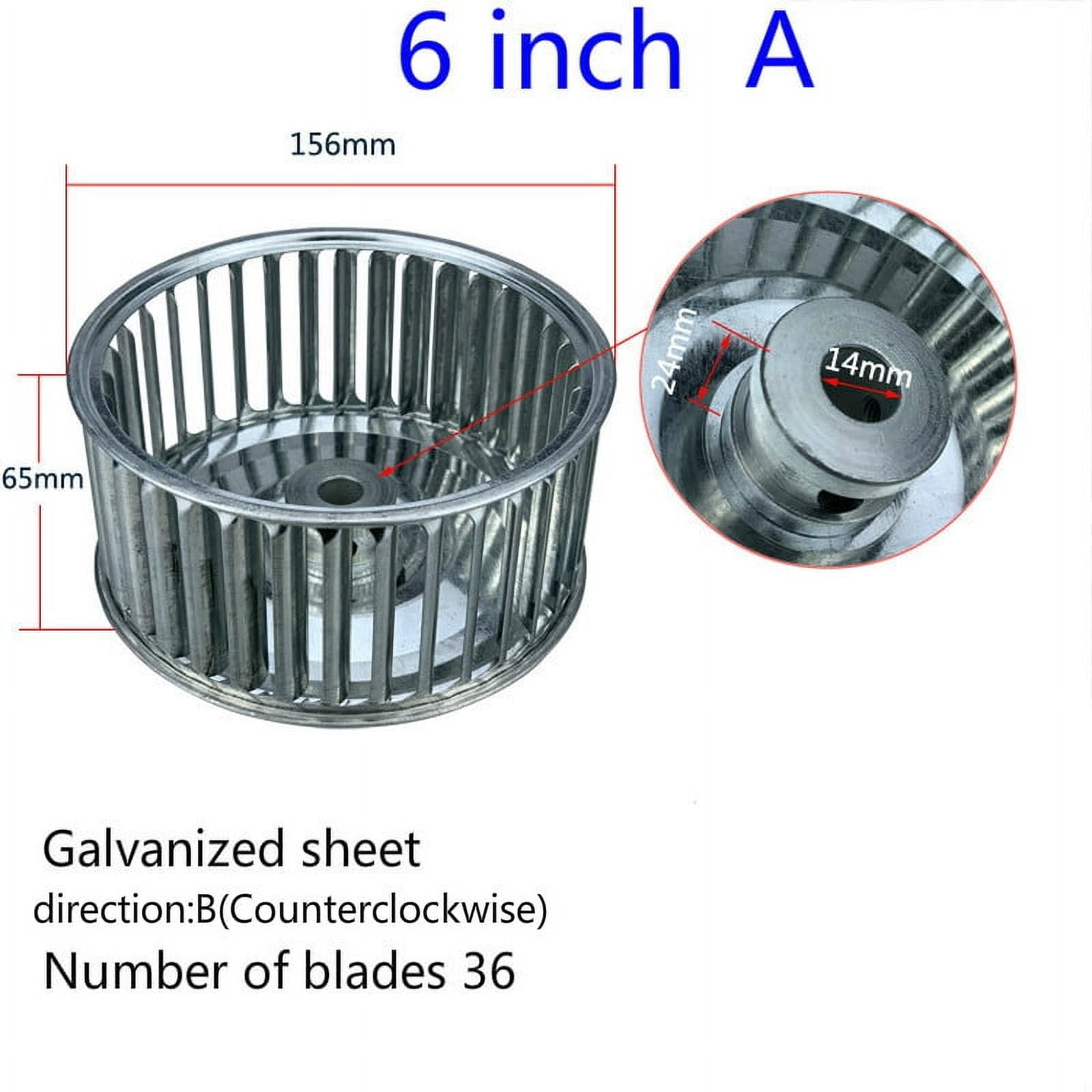 Multi-Blades centrifugal fan impeller B Type Blade centrifugal fan ...
