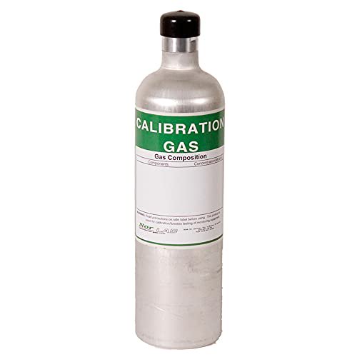 Multi Calibration Gas: 25 PPM Hydrogen Sulfide, 100 PPM Carbon Monoxide, 2.5% (50% LEL) Methane, 19% Oxygen, Balance Nitrogen (29 Liter)$$Other