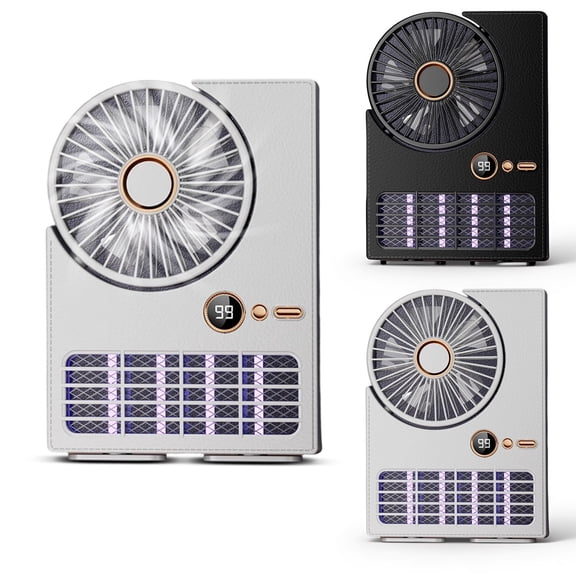 Multi- and Camping Unit, Battery Powered Fan for Camping, Electric Bug Zapper, Outdoor Mosquito, Fan with Light, with Adjustable Wind Speed Settings, Automatic Mosquito, Portable
