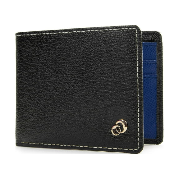 Multi Card Minimalist Slim Bifold Leather Men Travel Wallet Pocket Holder, Best Mens Wallets for Cash Money, ID, Credit Cards