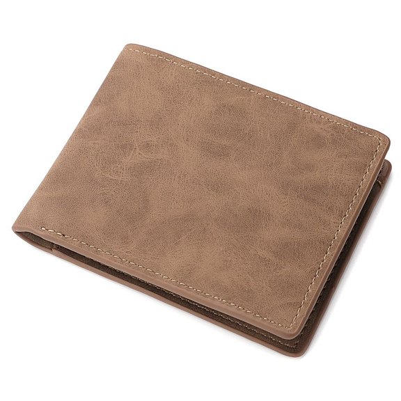 Multi Card Slot Men Wallet Folding PU Leather Large Capacity Coin Purse Short Wallet for Daily Use Travel Business