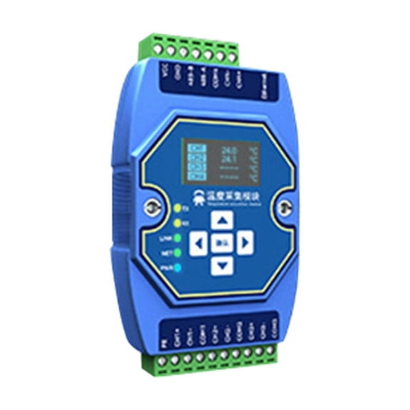 Multi-Channel Analog and Digital Acquisition Control COJXU ME31-AAAX4220 4DI+2AI+2DO RJ45 RS485 Modbus IP to RTU A,1 * Temperature acquisition sensor