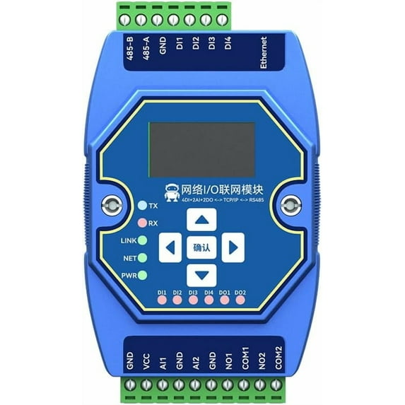 Multi-Channel Analog and Digital Acquisition Control ME31-AAAX4220 4DI+2AI+2DO RJ45 RS485 Modbus TCP/IP to RTU