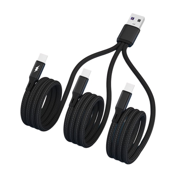 Multi Charger Cable USB Charging Cord Charge Multiple Devices Simultaneously