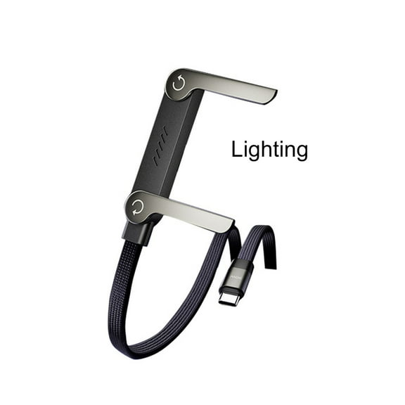 Multi Charger Cord With Type C/USB A/L Port, Fast Charging Data Sync Cable For Smartphones, Tablets, Laptops, Gaming Devices