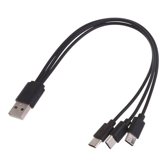 Multi Charging Cable USB C Splitter Cable 3 4 in 1 Fast Charging Cord with 3 4 Type-C Male Port for Phone Tablet