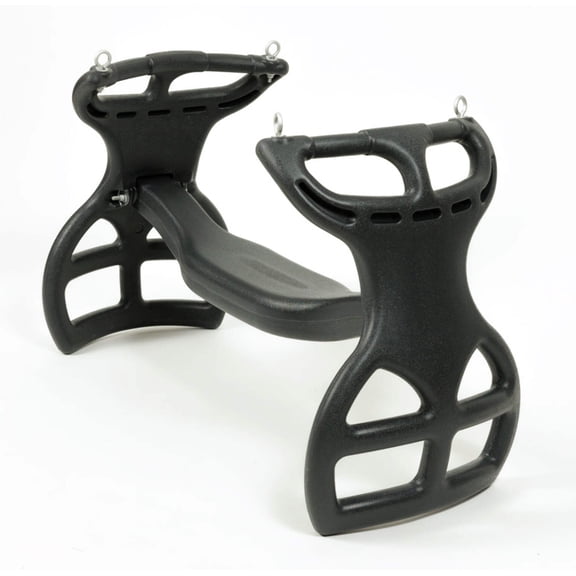 Multi-Child Double Glider Swing Kit for Playsets  Outdoor Gyms- Double The Fun! Heavy Duty Dual-Ride Tandem Swing, Protective Chains, Hardware  Free Eye Bolt Connectors!