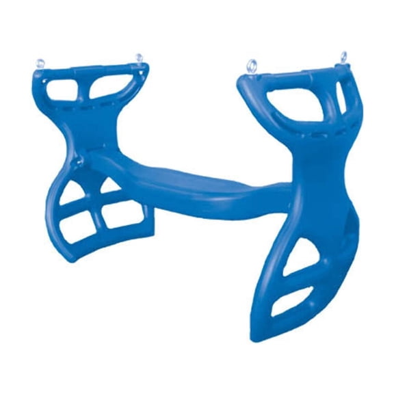 Multi-Child Double Glider Swing Kit for Playsets  Outdoor Gyms- Double The Fun! Heavy Duty Dual-Ride Tandem Swing, Protective Chains, Hardware  Free Eye Bolt Connectors!