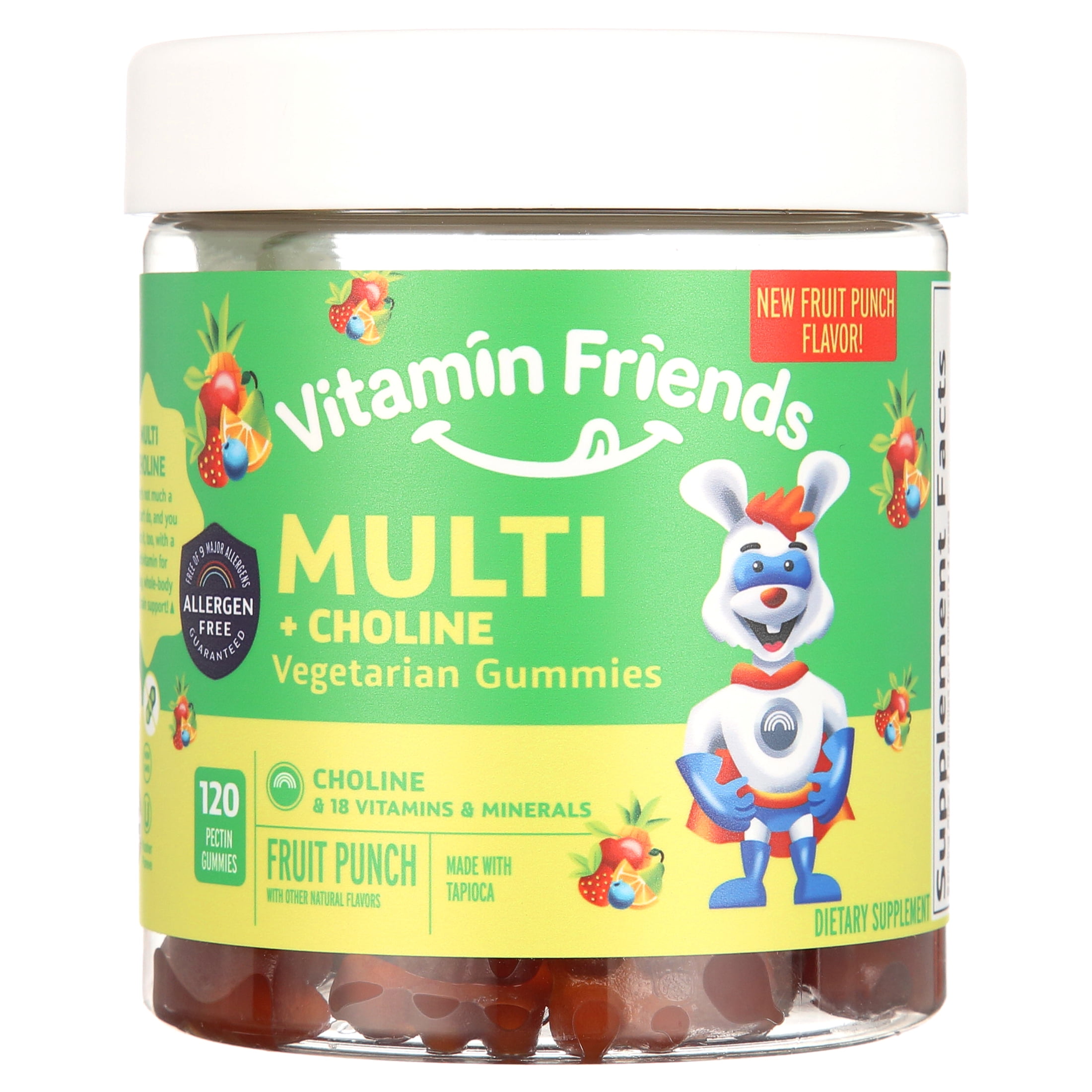 Multi + Choline Vegetarian Gummies