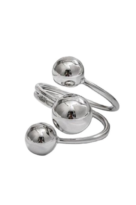 Multi Circles Open Finger Rings Adjustable Size Rings Jewelry Gift for Fashion Lovers Stylish Party Wear Accessory