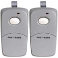 Multi-Code 3089 2-Pack Garage Gate Remote Control Door Opener, 1-Button ...