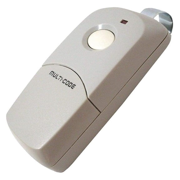 Multi Code 3089 Garage Door Opener Remote - 300MHz, 10 Dip - MCS308911 - Visor Clip, Battery Included - Compatible with 1089, 3089, Digi-Code, MultiElmac
