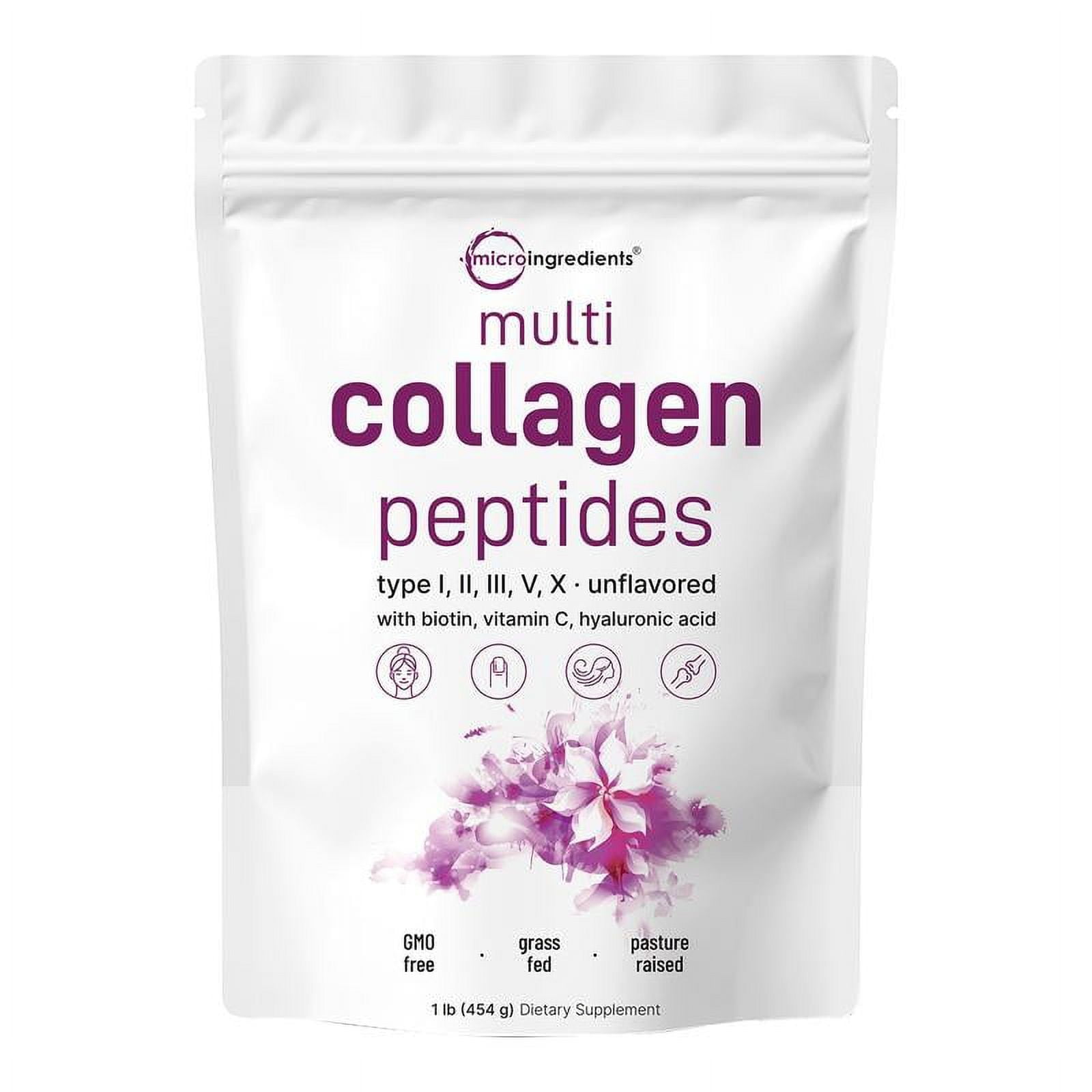 Multi Collagen Peptides Powder Hydrolyzed Protein Peptides (Type I,II