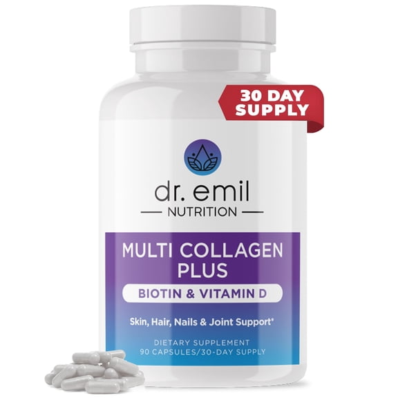 DR. EMIL NUTRITION Multi Collagen Plus Biotin & Vitamin D, 30 Servings