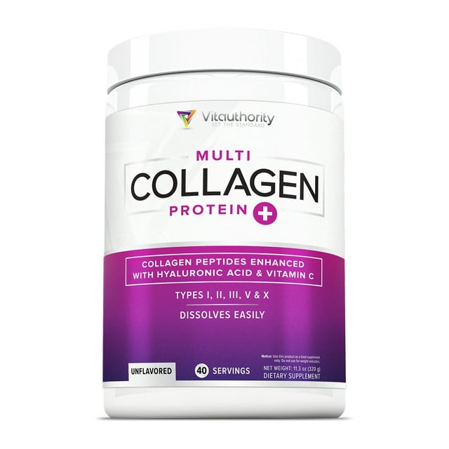 Multi Collagen Protein Powder with Hyaluronic Acid Hydrolyzed