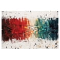 thumbnail image 1 of Multi-Color Abstract Spectrum Painting Reproduction Adult Decor; 1 - 18" x 12" Unframed Poster, 1 of 1