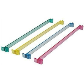 Multi-Color Acrylic Mahjong Pushers 18'' - Set of 4 with 100 pcs (5 Color) Coins