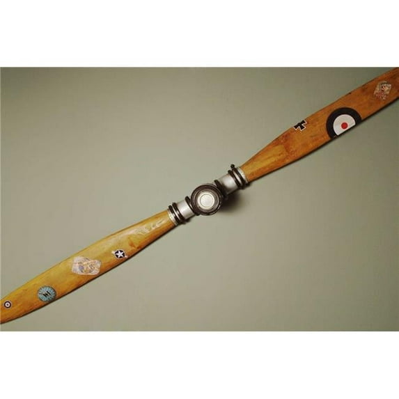 Multi Color Airplane Propeller - 4.5 x 79 x 10 in.