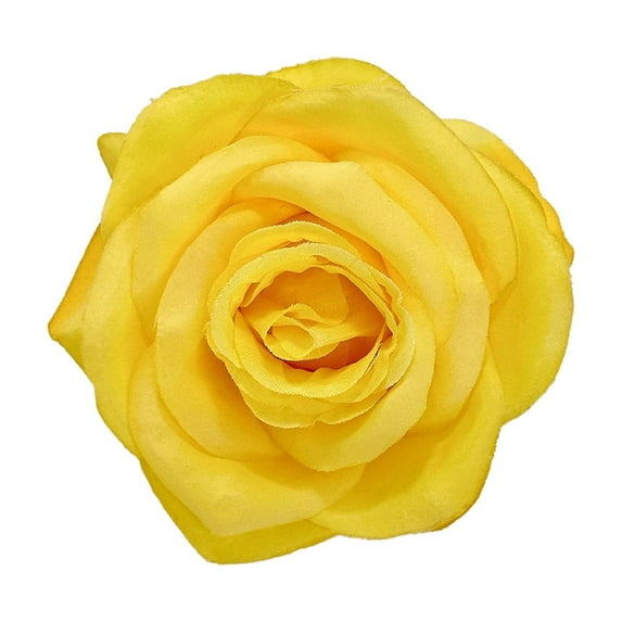 Multi-Color Artificial Rose Heads, Silk Fabric Fake Flower Decor Water Resistant Home Decorative Blooms, Realistic-Looking Fabric Roses for Centerpieces, Wreaths, and DIY Projects