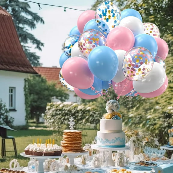 Multi-Color Balloon Garland Kit, Party Balloon Decorations for Birthday Wedding Holiday Celebration, Helium Safe Latex Balloons with Arch Tree Stand Accessories