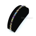 thumbnail image 1 of Multi Color Bracelet, 925 Sterling Silver Bracelet, Multi Gems, CZ Bracelet, Womens Bracelet, Handmade Bracelet, Natural Amethyst Peridot Citrine Topaz Garnet, Chakra Bangle, Christmas, Thanksgiving, 1 of 3