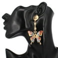 thumbnail image 1 of Multi Color Butterly Earring - One Size, 1 of 1