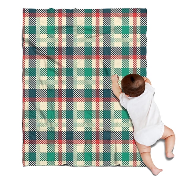 Multi Color Checkerboard Checkered Pattern Blanket,Comfortable Soft Lamb Wool Throw Blanket,All Season,Warm Lightweight Blankets for Sofa Bed Couch Living Room Chair,30"x40"