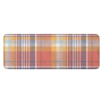 Multi Color Checkerboard Checkered Pattern Kitchen Rug Mat,Kitchen Runner Rugs Non Skid Washable,Decorative Kitchen Floor Mats for Kitchen,Sink,Laundry,17"x47.2"