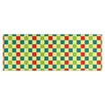 thumbnail image 1 of Multi Color Checkerboard Checkered Pattern Kitchen Rug Mat,Kitchen Runner Rugs Non Skid Washable,Decorative Kitchen Floor Mats for Kitchen,Sink,Laundry,17"X47", 1 of 5