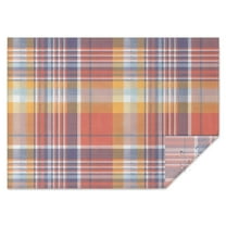 Multi Color Checkerboard Checkered Pattern Rectangle Tablecloth 60"x84",Waterproof Polyester Rectangle Table Cloth, Wipeable Spillproof Polyester Tablecloth for Dining, Camping, Indoor and Outdoor