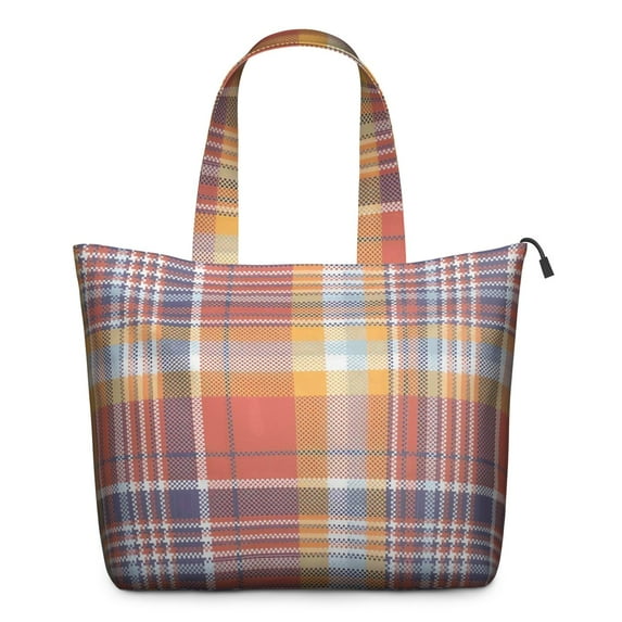 Multi Color Checkerboard Checkered Pattern Travel Tote Bags for Women Carry On,Large Weekender Bags for Women Travel,Multi Functional Duffle Bag for Work,Shopping,Sports