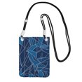 thumbnail image 1 of Multi-Color Cross-Body Handbag 8.27×5.91in Waterproof, Scratch-Resistant And Odor-Free Detachable Shoulder Strap Darkgray Geometric Patterns_2, 1 of 8