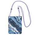thumbnail image 1 of Multi-Color Cross-Body Handbag 8.27×5.91in Waterproof, Scratch-Resistant And Odor-Free Detachable Shoulder Strap Slateblue Marble_3, 1 of 8