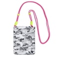 thumbnail image 1 of Multi-Color Cross-Body Handbag 8.27×5.91in Waterproof, Scratch-Resistant And Odor-Free Detachable Shoulder Strap Vector Camouflage Pattern Gray_3, 1 of 8