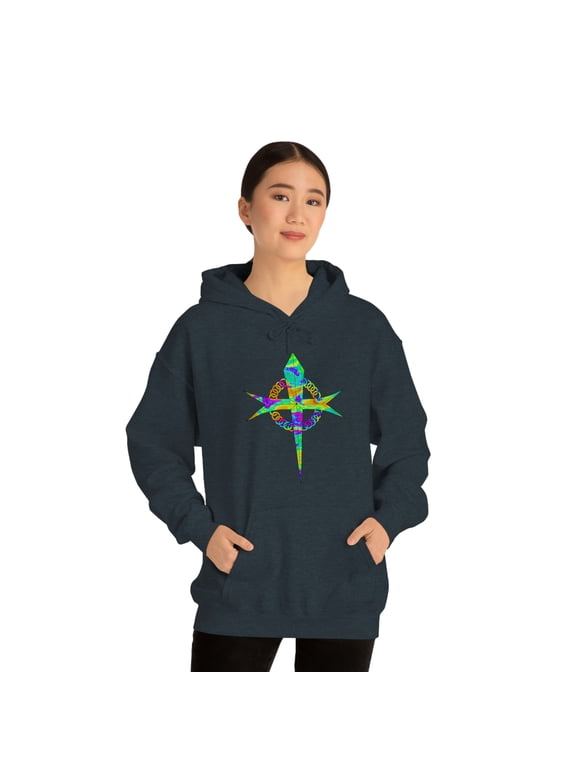 Multi-Color Cross Hoodie