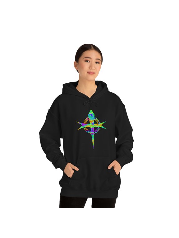Multi-Color Cross Hoodie