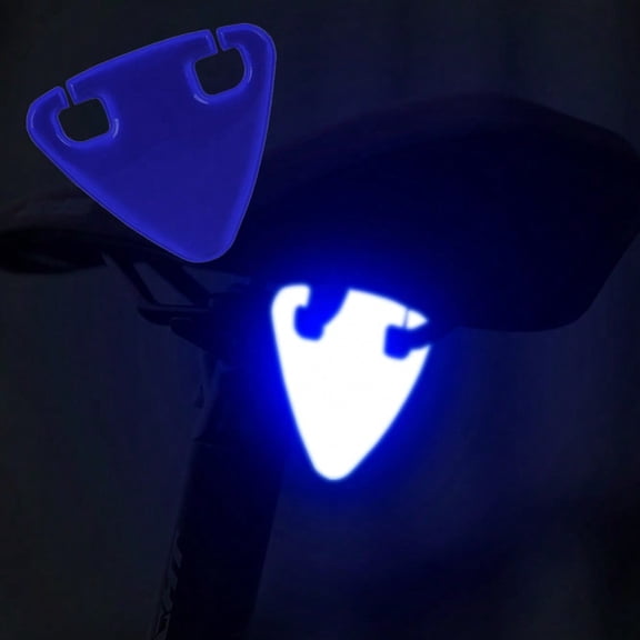 Multi-Color Emergency Bike Reflector, Enhances Visibility as Backup Safety Light
