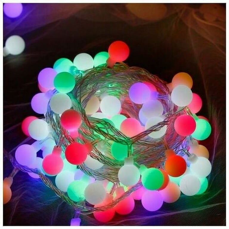 Multi Color Fairy Lights with Remote 8 Modes Battery Operated for Indoor Use 15M 100 Light Waterproof LED String Lights Walmart