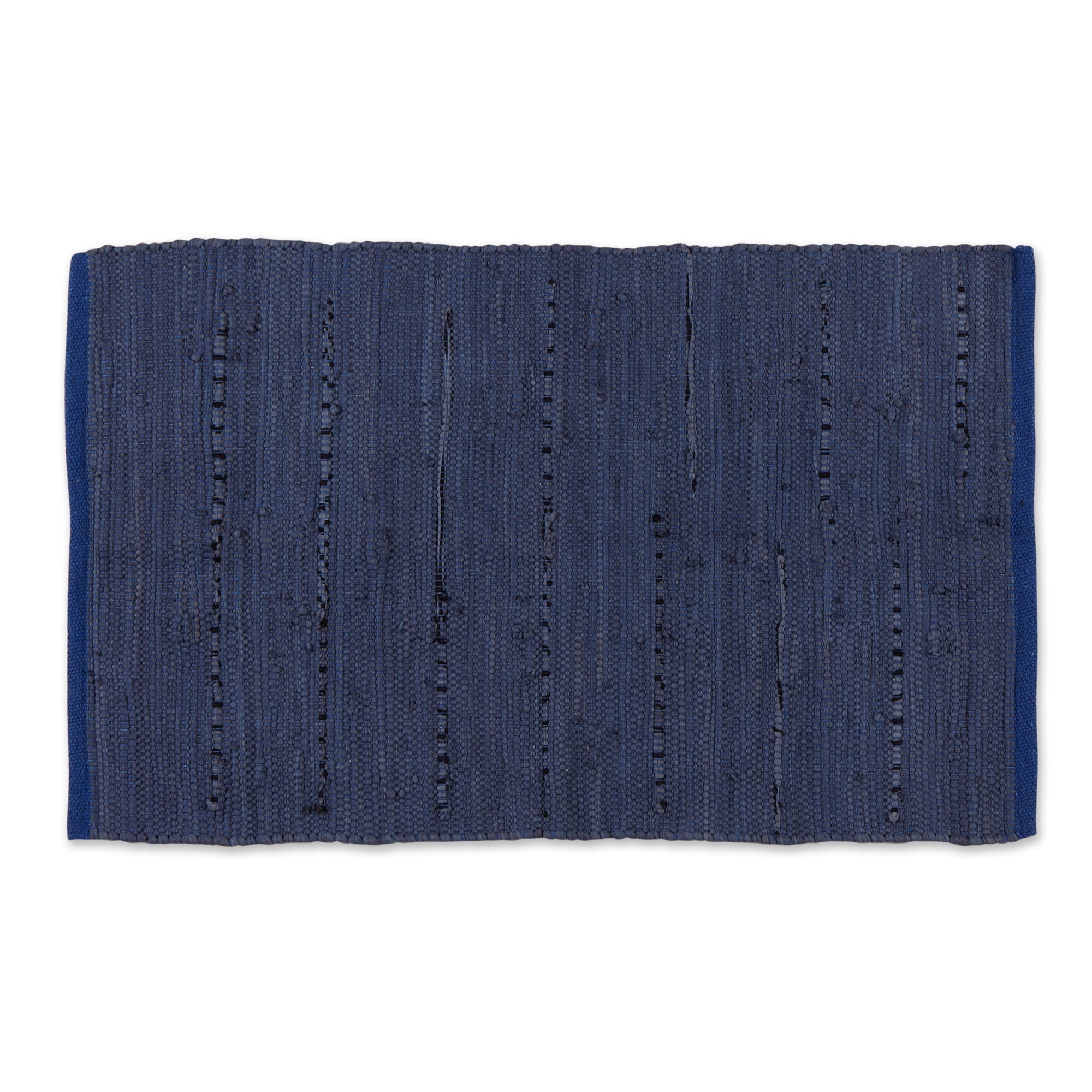Handmade Rectangular Multi-Color Cotton Area Rug 19.5" x 31.5"