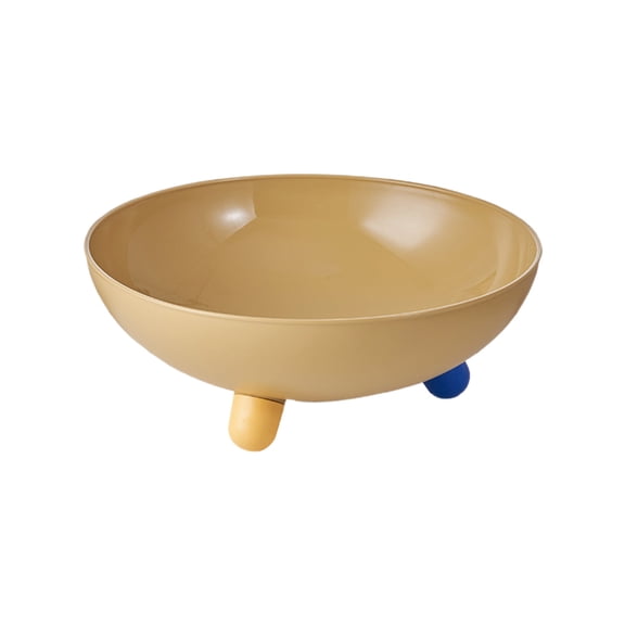 Multi-Color Fruit Serving Tray for Parties and Entertaining, Large Capacity Snack and Dried Food Platter, Elegant Housewarming Gift for Kitchen and Living Room Decor