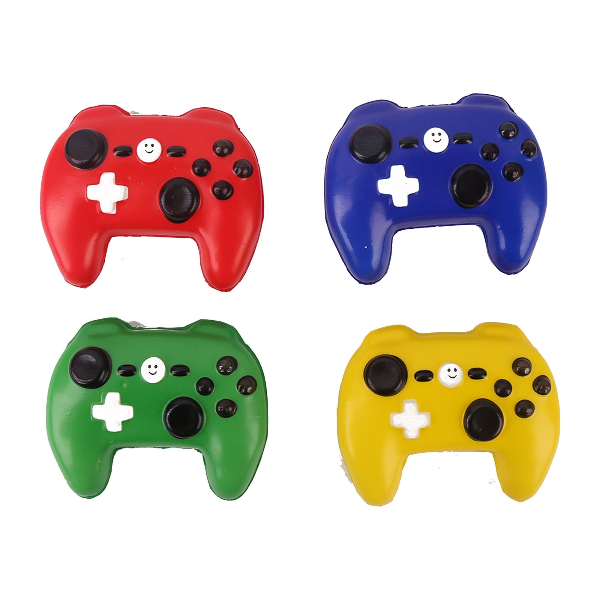 MultiColor Game Controller Squeeze Toy, Way to Celebrate, Party Favor, 4 Count  (图1) MultiColor Game Controller Squeeze Toy, Way to Celebrate, Party Favor, 4 Count  (图1)