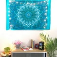 thumbnail image 1 of Multi-Color Hippie Mandala Tie Dye Tapestry Ethnic Indian Wall Hanging Hippie Poster Boho Throw, 1 of 5