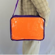 Multi-Color Ita Crossbody Bag and Multi-Color Insert, Ita Messenger Bag, Window Bag, Pin Purse, Pin Display Bag, Ita Bags, Pin Trading Bag, Itabag, Shoulder Ita Bag.
