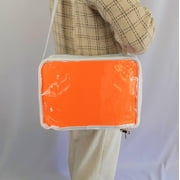 Multi-Color Ita Crossbody Bag and Multi-Color Insert, Ita Messenger Bag, Window Bag, Pin Purse, Pin Display Bag, Ita Bags, Pin Trading Bag, Itabag, Shoulder Ita Bag.