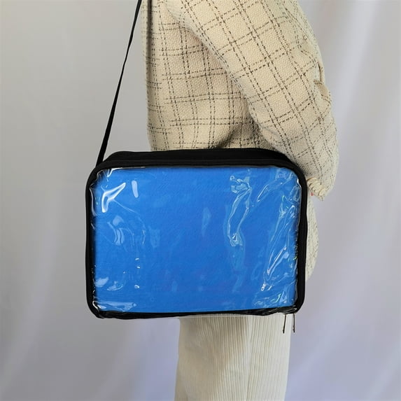 Multi-Color Ita Crossbody Bag and Multi-Color Insert, Ita Messenger Bag, Window Bag, Pin Purse, Pin Display Bag, Ita Bags, Pin Trading Bag, Itabag, Shoulder Ita Bag.